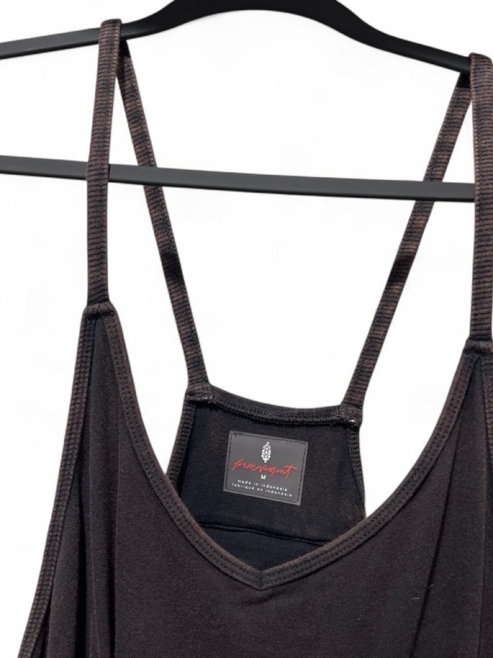 FP Movement by Free People "Hot Shot" Onesie in the color Washed Black - Picture 4 of 5
